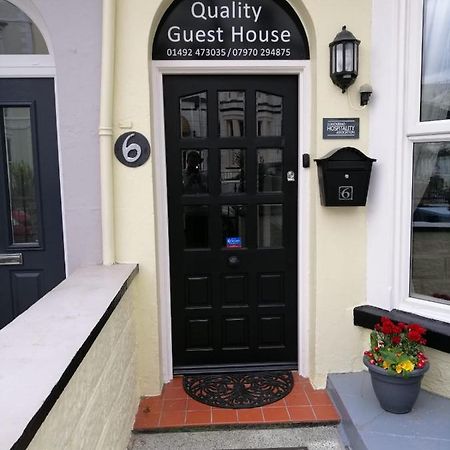 No 6 Quality Guesthouse 랜디드노 외부 사진